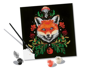 Ravensburger CreArt Pixie Cold: Fox Paint by Numbers Kit for Adults - 23511 - Painting Arts and Crafts for Ages 12 and Up