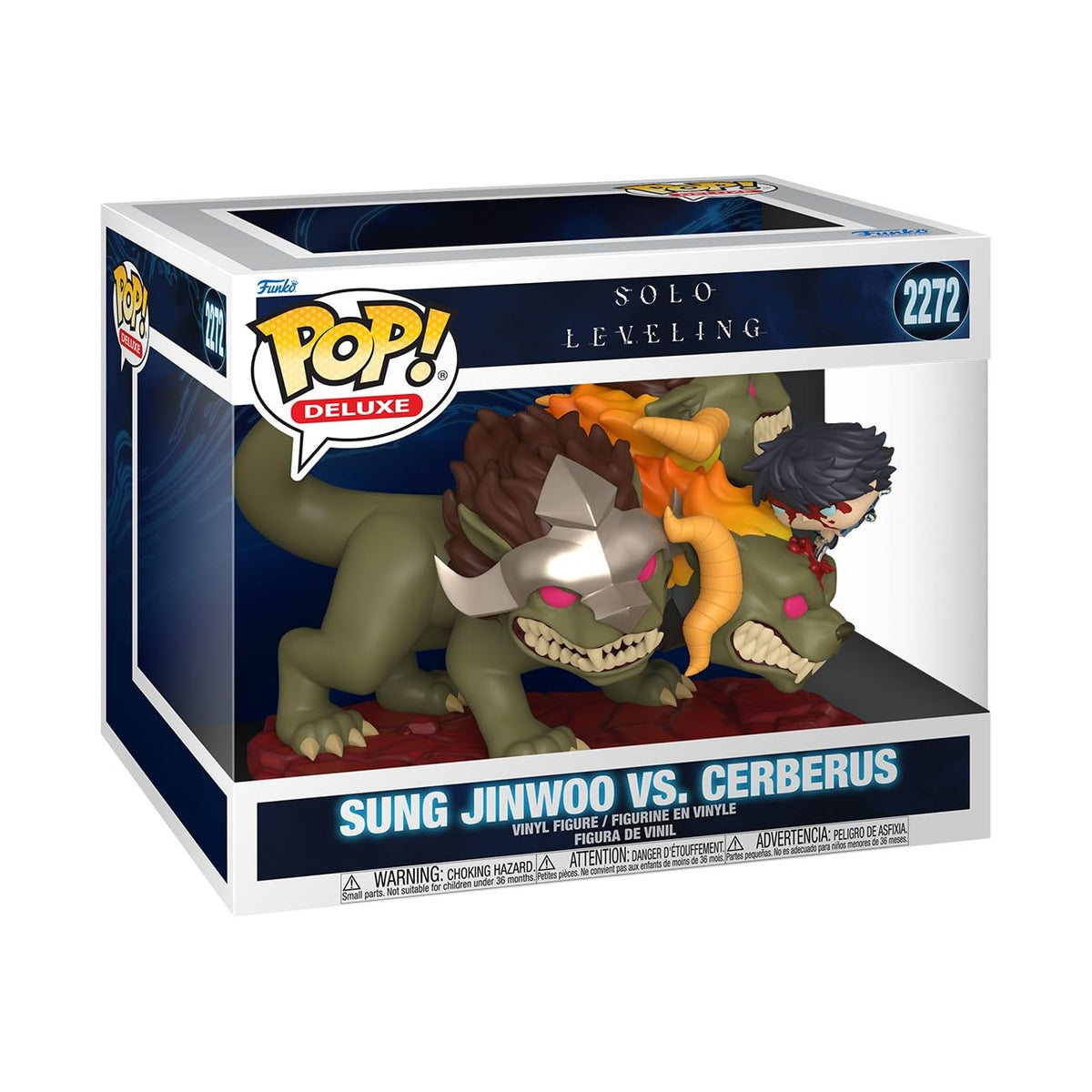 Funko Pop! Deluxe: Solo Leveling - Sung Jinwoo Vs Cerberus - Collectable Vinyl Figure - Gift Idea - Official Merchandise - Toys for Kids & Adults