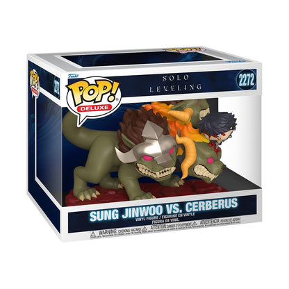 Funko Pop! Deluxe: Solo Leveling - Sung Jinwoo Vs Cerberus - Collectable Vinyl Figure - Gift Idea - Official Merchandise - Toys for Kids & Adults