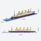 Kadablk Architecture RMS Titanic Cruise Ship Model Construction Set, 1880 PCS, Building Blocks, Micro Blocks, Mini Bricks for Adults and Teens