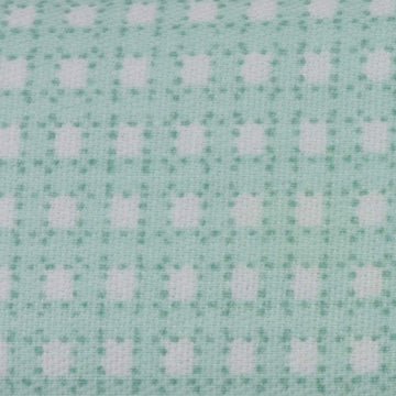 Dollhouse Miniature Walnut Slatted Play Pen with Blue Fabric