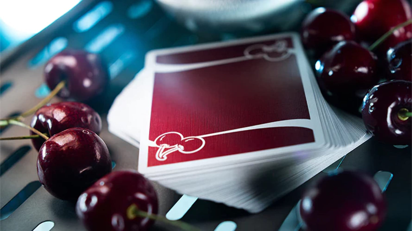 Cherry Casino Reno Red Playing Cards Poker Size Deck USPCC Custom Limited