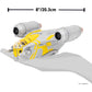 Star Wars™ Micro Galaxy Squadron Razor Crest - 7-inch Vehicle with 1-Inch Micro Figure Accessory