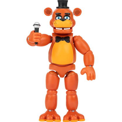 Jazwares Five Nights at Freddy’s Classic Freddy - 5-Inch Articulated Figure with Jumpscare Feature and Glow-in-The-Dark Eyes