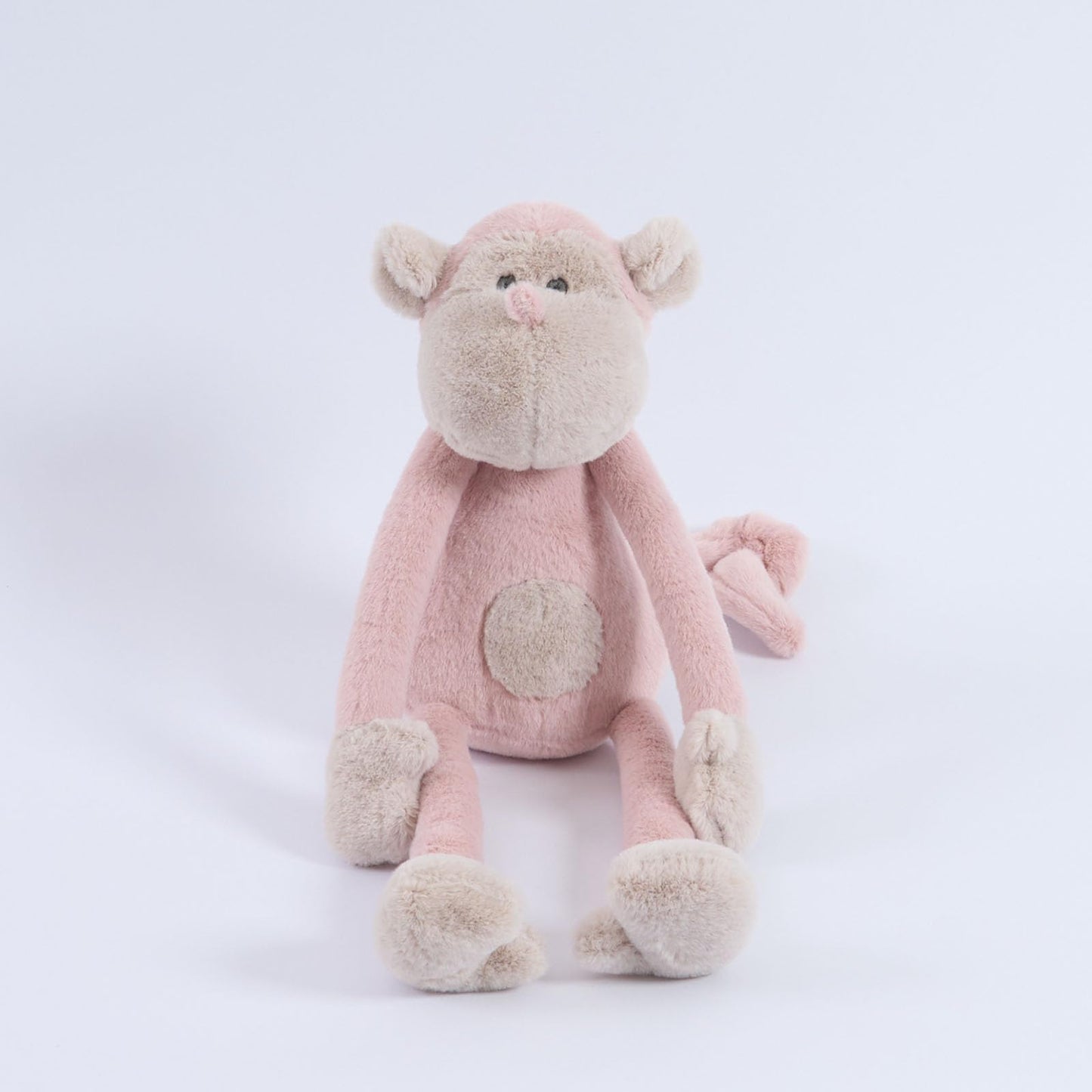 Stridewell 12in Pink Monkey Stuffed Animal Plush Toy, Soft Hugging Gift