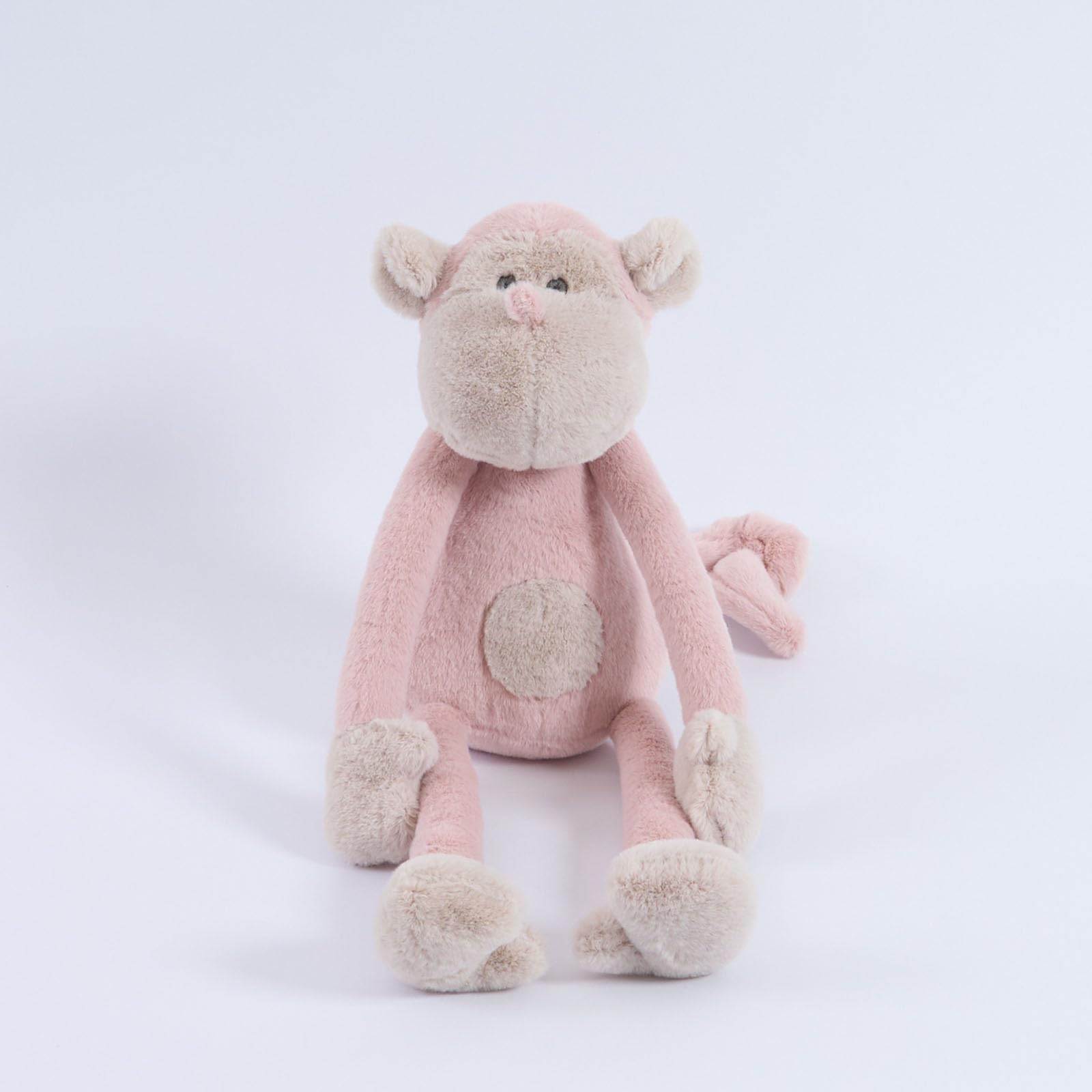Stridewell 12in Pink Monkey Stuffed Animal Plush Toy, Soft Hugging Gift