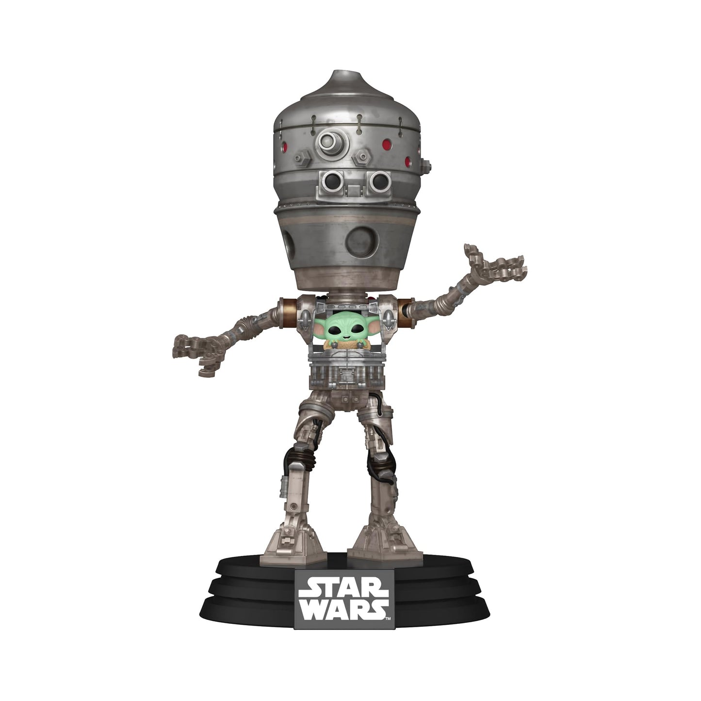 Funko POP! Deluxe: Star Wars The Mandalorian - Grogu (Baby Yoda) IG-12