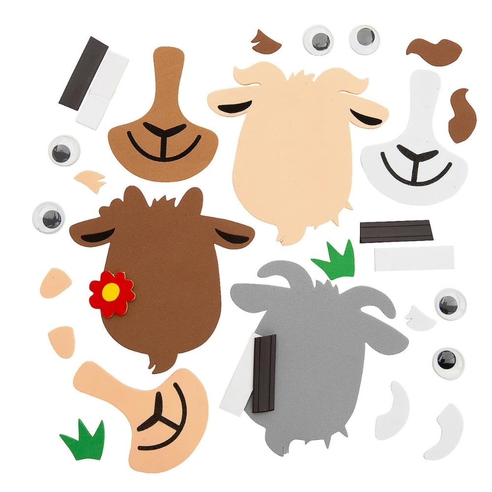 Fun Express Billy Goat Magnet Craft Kit - Makes 12