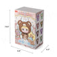 REIVIVORA Nommi Good Night Bear 400% Series Plush Blind Box 1PC (1 of 9 Possible Styles) Cute Figures Collectible Toys Birthday Gifts (1Pcs Random