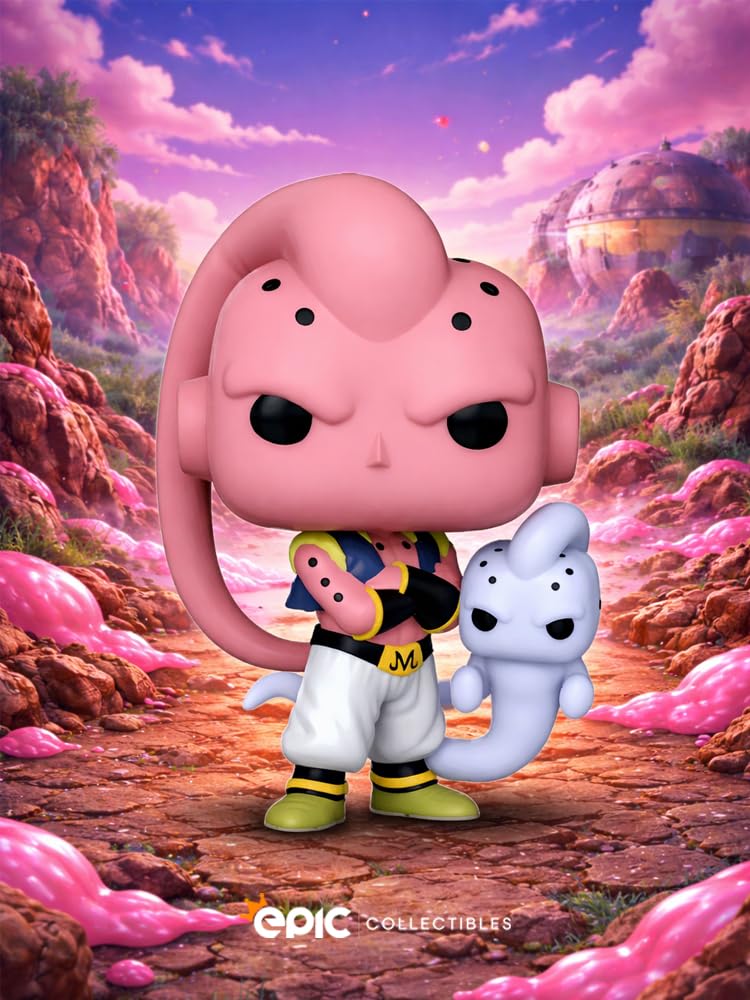 Funko Pop! Anime: Dragon Ball Z - Super Buu with Ghost Vinyl Figure