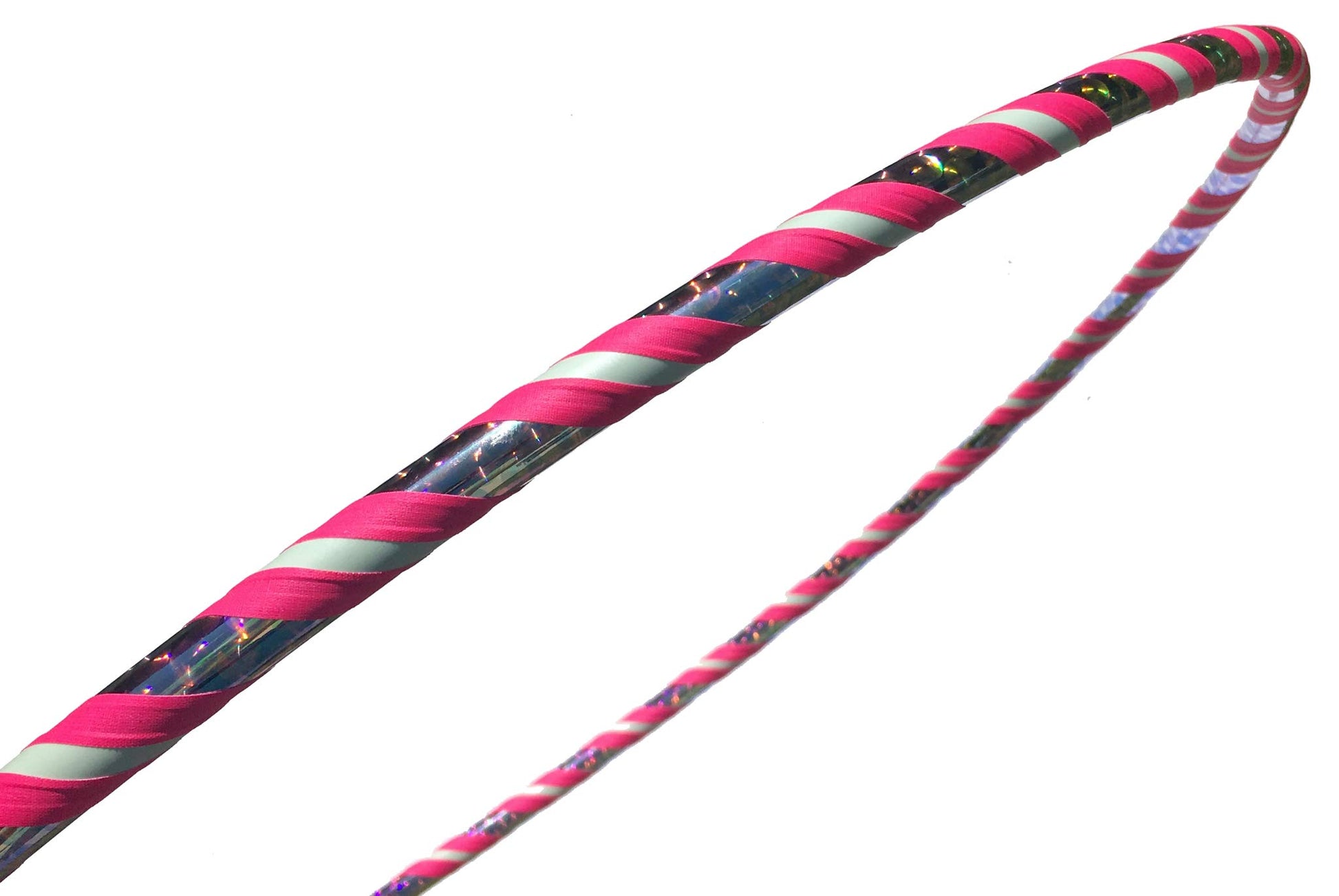 Glow in The Dark Hula Hoop Made for Adults and Kids and Best for Hoop Dance, Tricks and Fun (34" Hoop Size and Weighs 9.8 oz) (Pink Matrix)