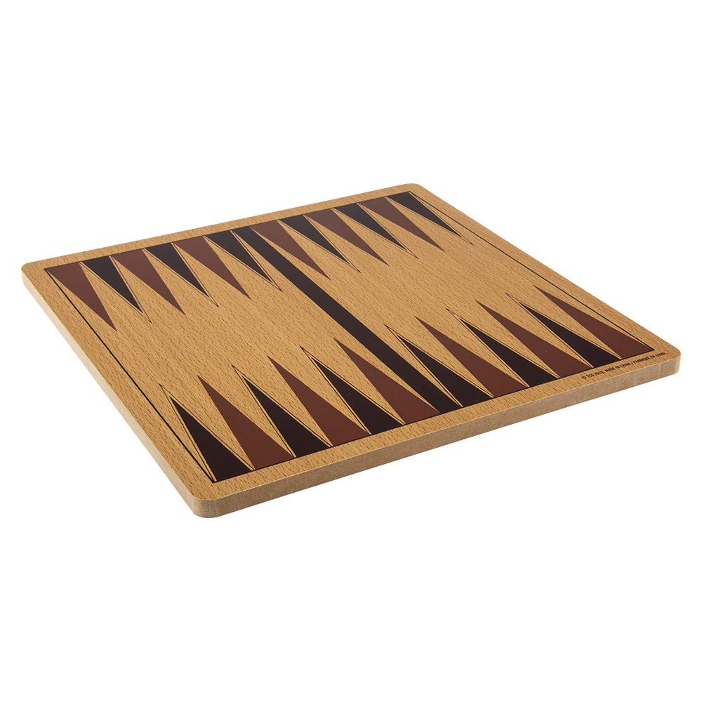 Rhode Island Novelty 10 Inch Wooden Backgammon, One per Order