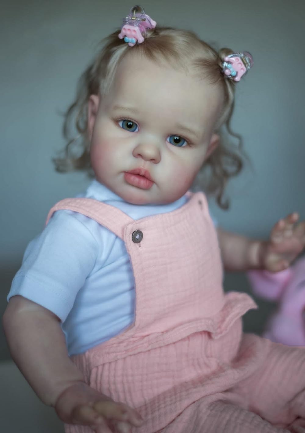 scnbom 24inch Reborn Baby Dolls Girls Silicone Babies Lifelike Newborn Toddler Eyes Open Realistic boy That Look Real