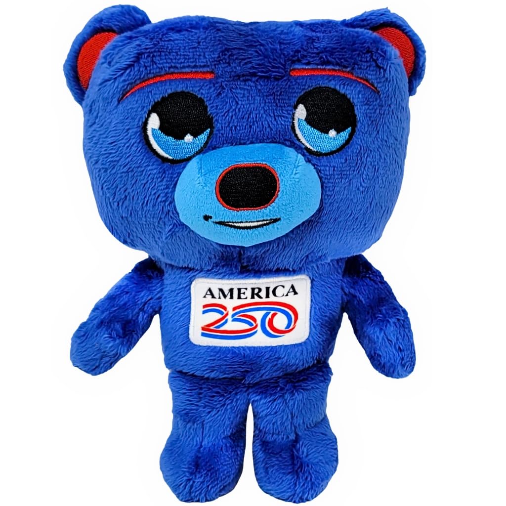 Grovii America 250 USA Bear Midori Plushie, 8” Super Soft Collectible Plush Toy, Official Licensed Chibi Character