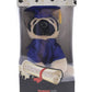 Plushland German Shephard Plush Stuffed Animal Toys for Graduation Day, Personalized Text, Name or Your School Logo on Gown, Best for Any Grad School
