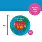 Fun Express Inflatable God Loves The World Globes, 12 Pack, 10 Inch