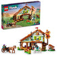 LEGO Friends Autumn’s Horse Stable Building Toys - Horse Toys for Girls & Boys, Ages 7+ - Includes 2 Minifigures, 2 Horses, Carriage, & More -