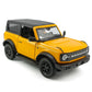2-Door Bronco Badlands Model Car 1/36 Scale Diecast Toy Cars Metal Alloy Children’s Vehicles, Pull Back Doors Open, Black Rim, Mens Collection, Kids