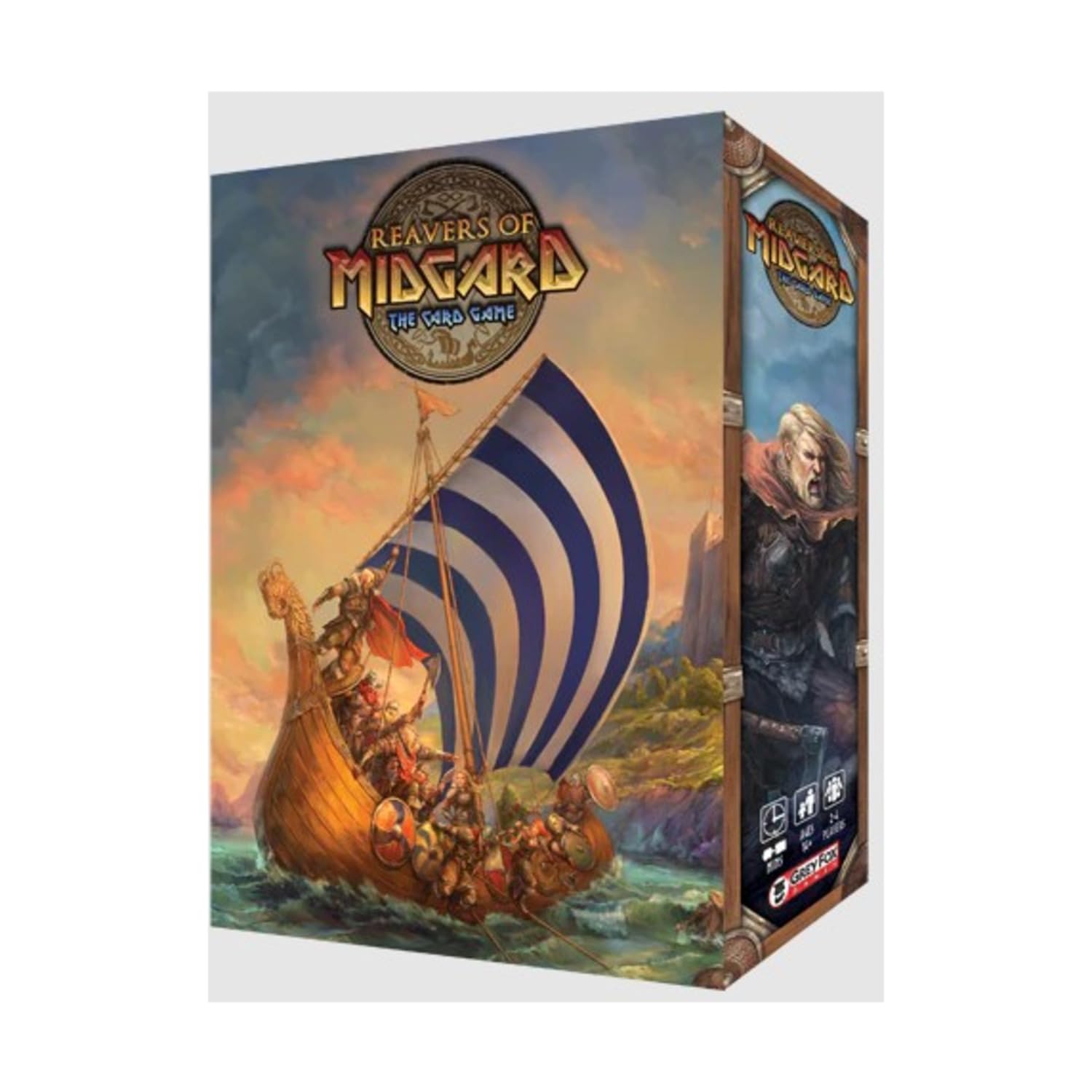 Grey Fox Games Reavers of Midgard Card Game | 2-6 Players | Viking themed Card Game | 30 Minutes