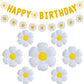 32pcs Daisy Flower Birthday Banner Balloons Decoration,Daisy Party Decorations?Daisys Flower Girls Boys Birthday Party Supplies