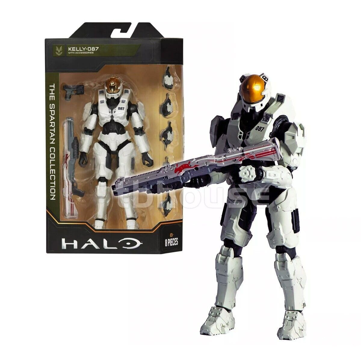 HALO The Spartan Collection Series 5 Kelly-087 6.5" Action Figure with Accessories
