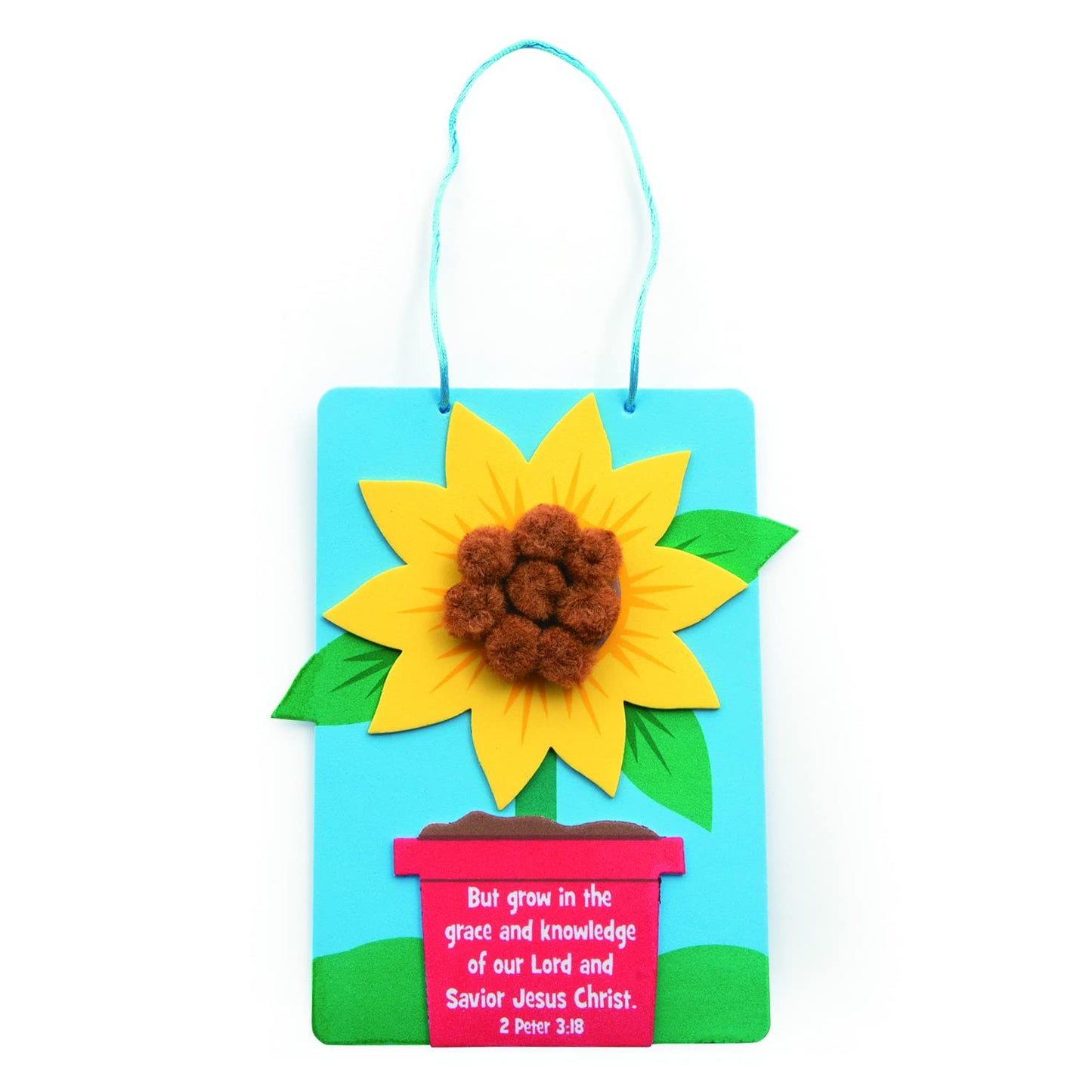 Fun Express Grow with Jesus Sunflower CK - Craft Kits - 12 Pieces