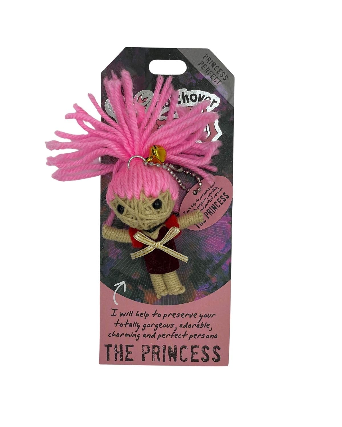 Watchover Voodoo 3-Inch The Princess Keychain - Handcrafted Gift to Bring Good Luck and Positivity Everywhere You Go