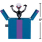 Jazwares Five Nights at Freddy’s Puppet Office Set - 5-Inch Articulated Figure with Jumpscare Feature, Glow-in-The-Dark Eyes, and Optical Diorama