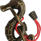 Cast Metal Brain Teaser Puzzle Metal Puzzle Brainteaser Exploration and Thinking Toy Intellectual Teaching (Seahorse & Rope)
