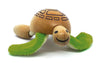 Anamalz Turtle Wooden Animal Toy for Toddlers, Fun and Posable Turtle for Early Learning, Montessori, and STEM, Smooth Natural Wood, Boys and Girls