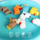 Bath Farm Toys - Floating Bath Time Toys for Toddlers (8PCS) - Bathtub Learning Dogs, Ducks, Sheep, Hen, Pig
