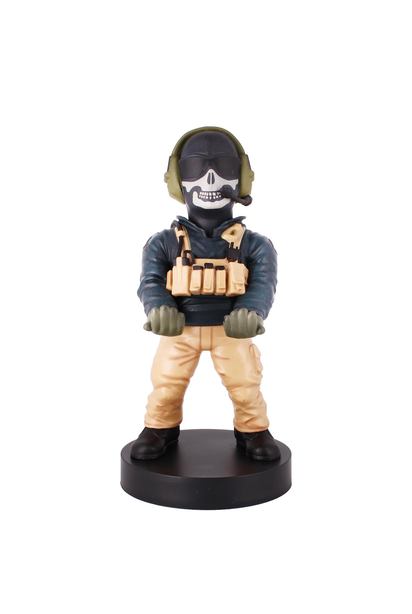 Exquisite Gaming Call of Duty Simon Ghost Riley Controller Holder, Phone Stand & Device Organizer, 8.5 in Licensed Figure