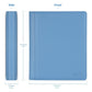 Sibonic 9 Pocket TopLoader Binder, Holds 360 3”x4” Toploader Hard Cases, Sleeves Card Collection Binder, 20 Double Sided Pages, Compatible with