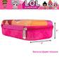 Innovative Designs LOL Surprise Dolls Pencil Case Set with LOL Stickers and Gel Pens for Girls, Molded with Zip Closure, Pink