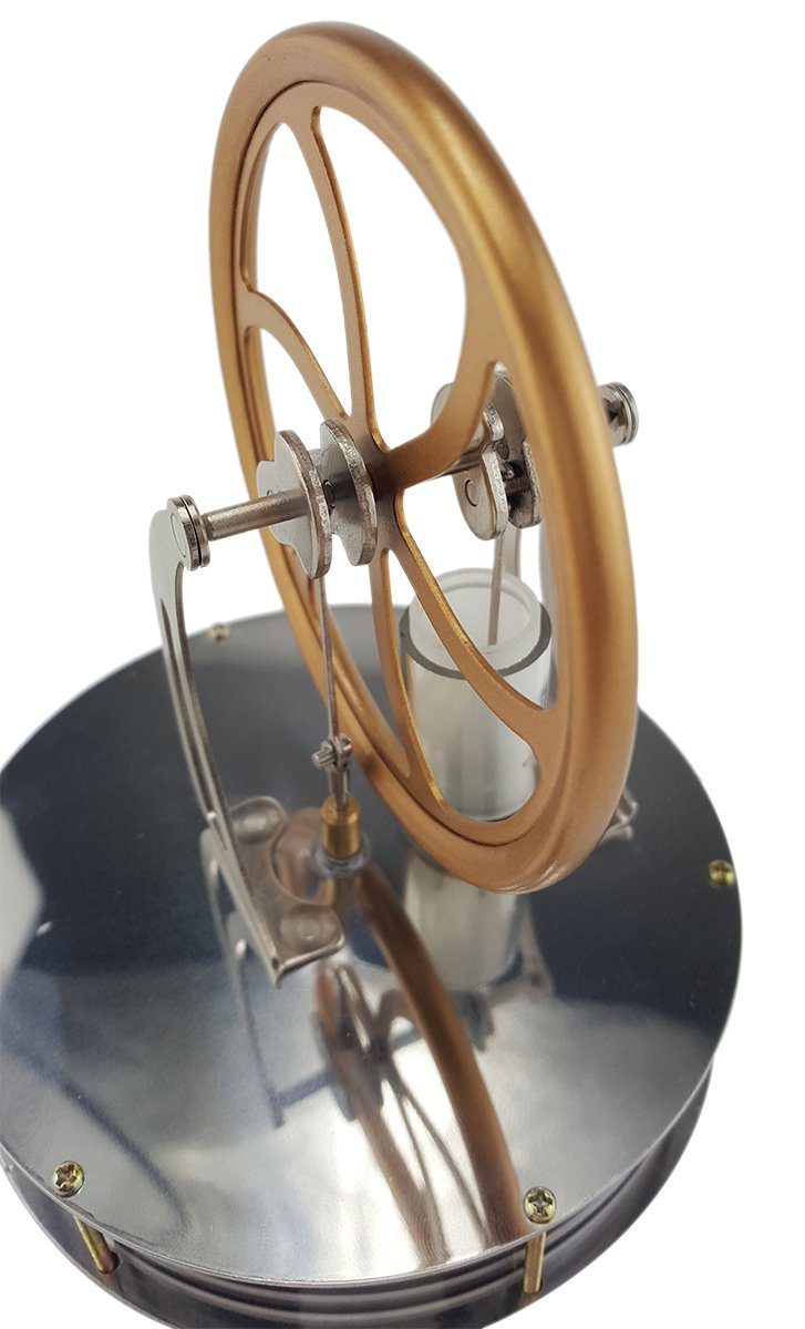 Low Temperature Stainless Steel Stirling Engine Generator for Education