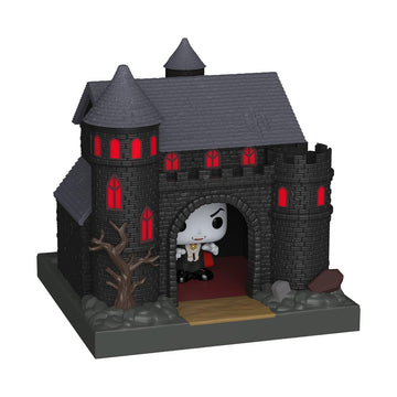 Funko Pop! Bitty Town: Universal Monsters - Dracula and Castle - Mini Vinyl Display - for Universal Fans - Gift Idea - Toys for Kids & Adults
