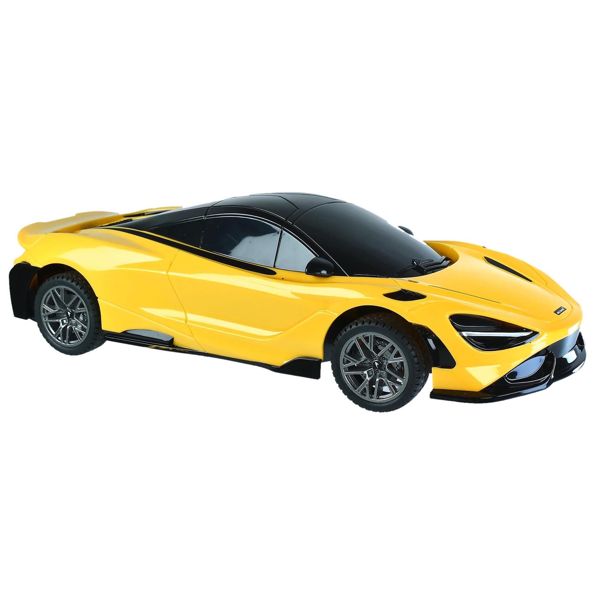 Taiyo: McLaren 765LT RC - Yellow - 1:18 Scale Car, 2.4Ghz Remote Controlled Vehicle, Controller, Battery Operated Sports Car, Model Replica, Licensed