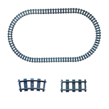 City Train Tracks Non-Powered City Railroad 24pcs Compatible Major Brands Building Block Toy Gifts