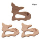 Alenybeby 10pcs Natural Wooden Sika deer Montessori Toy Pendant Pure Natural Beech Wood Animal Shape Handmade Home Decoration Accessory (Sika deer