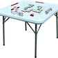 Benecasa Blow Mold Domino Game Table