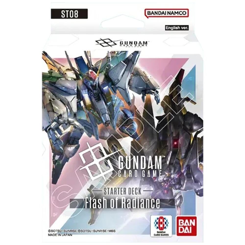 Gundam Card Game Starter Deck - Flash of Radiance (ST08) - 50 Cards