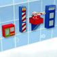 BathBlocks Floating Coast Guard Set, Red & Whte
