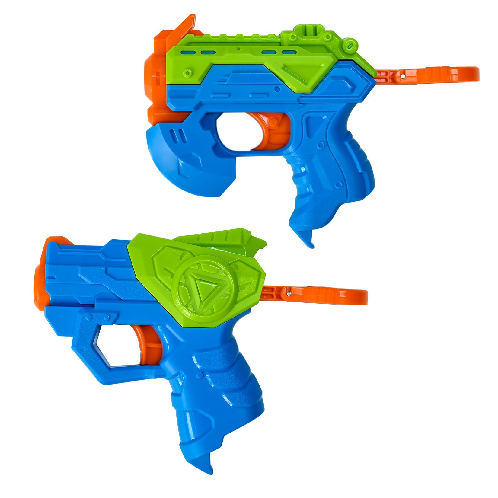 lififun Dart Blaster 2 Pack, Includes 2 Blasters, 20 Soft Darts Compatible with Nerf Elite Darts for Nerf Party Outdoor Toys, Ages 8+