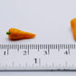 20 Loose Carrots Size 1 CM Dollhouse Miniatures Food Kitchen