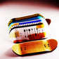 SOLDIER BAR Fingerboards Complete (5 Layer Canadian Maple 34mmx 98mm Deck) Finger Skateboards (+34mm Big Eagle Truck+Globular Wheels) (London)