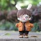 niannyyhouse Brown Jacket Scarf Plaid Shirt Vest Jeans 7.8in?20cm? Plush Doll Clothes