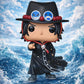 Epic Collectibles Pop Anime: One Piece - Portgas D. Ace Exclusive Vinyl Figure Included with Box Protector Compatible for Funko