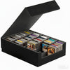 ArtBoutiq 5-Row Trading Card Storage Box, Large Capacity TCG Card Organizer with 24 Colorful Dividers & 5 Card Stoppers, PU Leather Card Storage Case