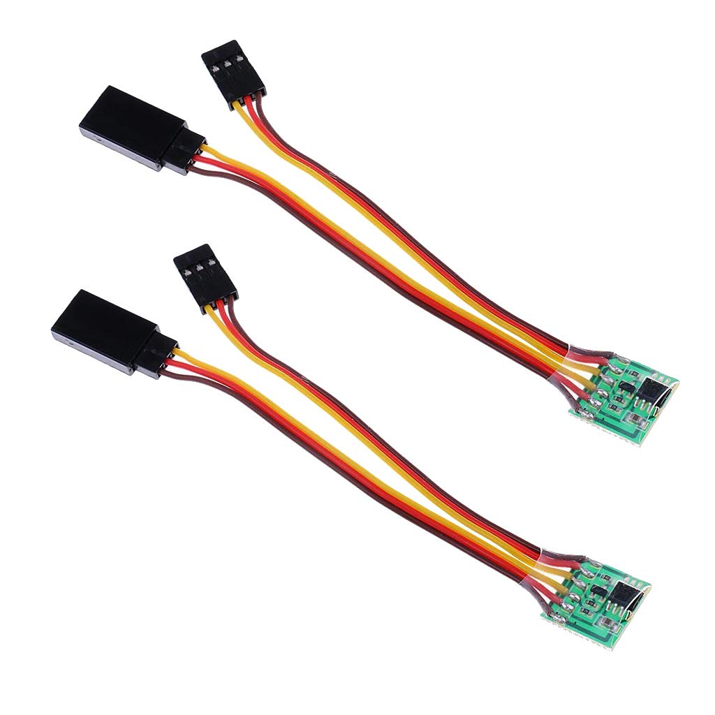 2Pack ShareGoo Universal RC Servo Signal Reverser Rotation Inverter for Aircraft Airplane Steering Gear