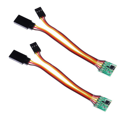 2Pack ShareGoo Universal RC Servo Signal Reverser Rotation Inverter for Aircraft Airplane Steering Gear